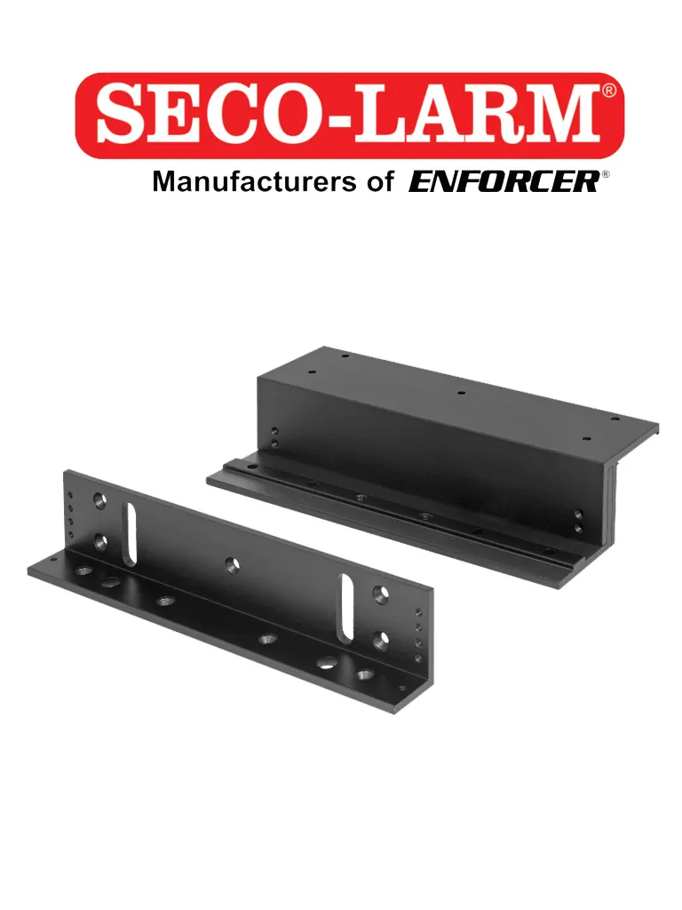 Soporte Z SECO-LARM E-941S-600B/ZQ para cerradura electromagnética