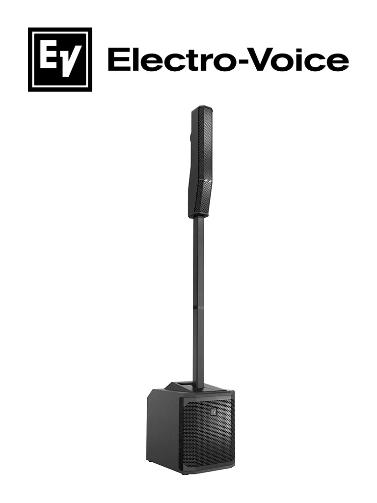 ElectroVoice M_EVOLVE30MUS - Sistema Amplificado de Columna EVOLVE 30M 8CH / Bluetooth / Columna 6x2.8" / Subwoofer 10" / Negro