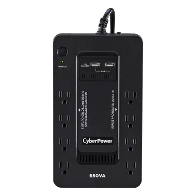 UPS Standby / 650 VA / 390 W / 8 Tomas NEMA 5-15R / 3 Tomas ECO / Protección 526 J / LCD Multifunción