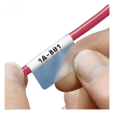 Etiquetas Auto-Laminadas / 1000 pzas / 32 por hoja / 6.1 a 12.2 mm (0.24 a 0.48') / 8-4 AWG / Amarillo