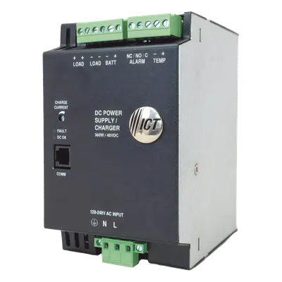 Fuente de poder industrial ICT ICT36048DIN de 480 W y 48 Vcc