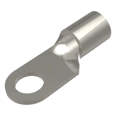 Terminal de Anillo / Barril Largo / 3/8 in (10 mm) / 12-10 AWG / Cobre Galvanizado