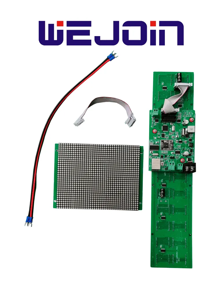 Display LED WEJOIN WJBCG20DSP para barrera vehicular WJCB202VF