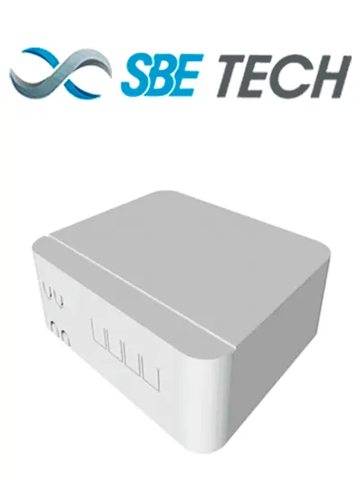 Caja terminal de fibra óptica SBE TECH SBE-CTFOP4PNL de 4 puertos