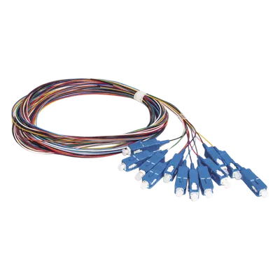 Kit de Pigtails / SC/UPC / Monomodo G.657A2 / 2 m (6.56 ft) / 0.9 mm / 12 piezas