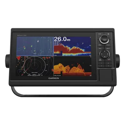 GPS Plotter con Ecosonda / Pantalla 10' (3.05 m) / CHIRP, ClearVü, SideVü / 1 kW / NMEA 2000 y 0183