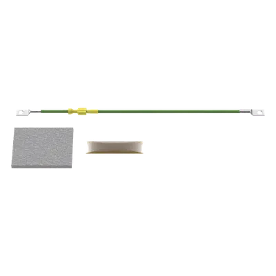 Kit de Conexión a Tierra / Para Gabinetes Multipropósito / Cable 10 AWG 13.25 in (336.6 mm) / Accesorios de Instalación / Montaje en Pared