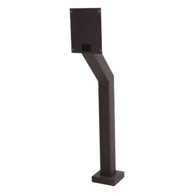 Poste de Montaje Offset / Exterior / Ajustable / Acabado Antirreflejo / 1.2 m (3.9 ft)
