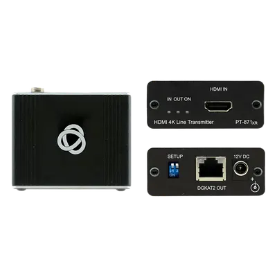 Kit Extensor HDMI 2.0 | DGKat™ 2.0 | 4K@60Hz (4:4:4) HDR | HDCP 2.2 | Alcance 60 m (196.9 ft) 4K60 4:4:4 | 70 m (229.7 ft) 4K60 4:2:0 | Alimentación Bidireccional | Compresión de Bajo Nivel | Latencia Cercana a Cero | Audio 32 Canales 