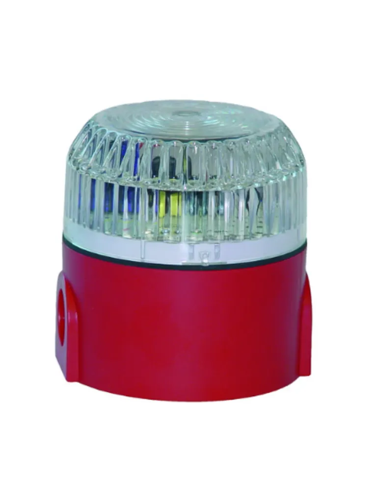 Flash Transparente para Montaje en Superficie BOSCH FNS-320-SWH para Alarmas Visuales