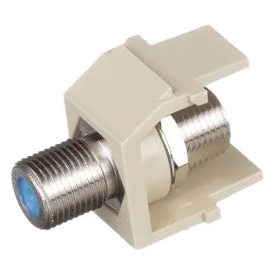 Módulo Acoplador Coaxial Tipo F / Keystone / 75 Ohms / 3.0 GHz / 1.17' x 0.86' x 0.66'