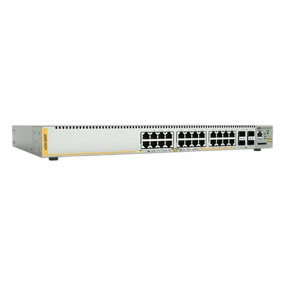 Switch PoE+ Administrable / 24 Puertos Gigabit / 4 SFP / Capa 3 / 370 W / 41.7 Mpps