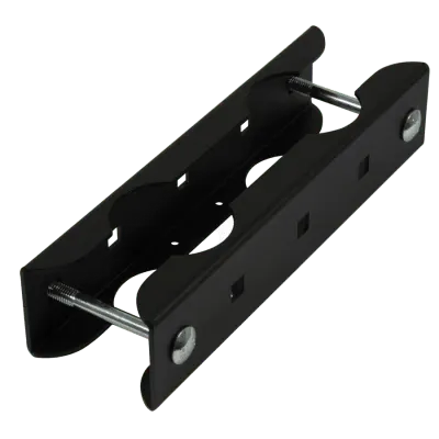 Soporte Modular de Apilamiento para Pantallas / Poste Dual 2" (50mm) / Capacidad 422 lb (192kg) / Pantallas 46" a 90" / Seguridad con Tornillos Adicionales / Sistema Modular