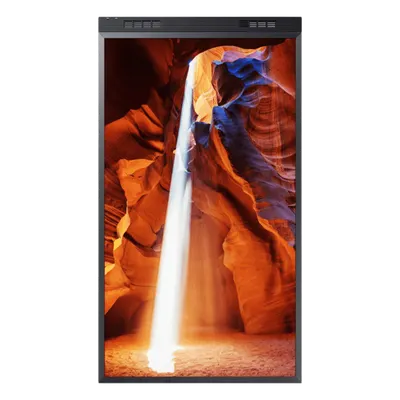 Pantalla Dual Profesional / 55" Full HD (1920x1080) / Panel VA / Brillo Exterior 3.000 nits / Interior 1.000 nits / Tizen 5.0 / HDMI, USB, Wi-Fi, RS232 / Operación 0-40°C