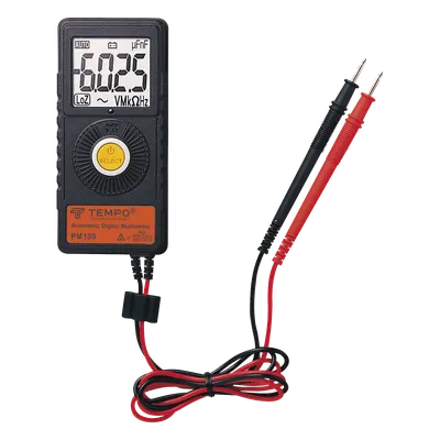 Multímetro Digital / 6000 Cuentas / Detección Automática de Voltaje / CAT-III 300V / CAT-II 450V / Diseño de Bolsillo