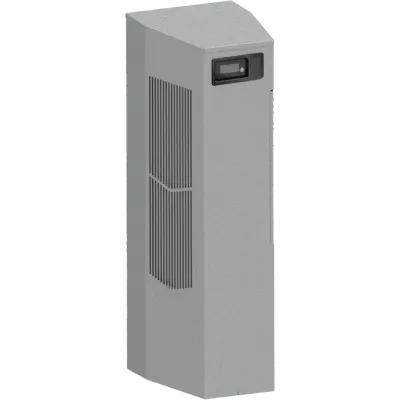 Aire Acondicionado Narrow SpectraCool Interior / 8000 BTU / 115 Vca / 1 Fase / Refrigerante R513A / Acero / Gris Claro RAL 7035 / NEMA 4 / 3R / -40 a 55°C / Montaje Muro Lateral