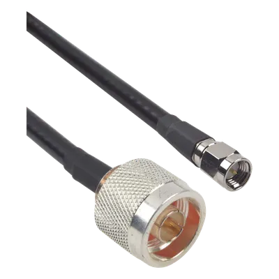 Cable coaxial Ultra Flex / 60 cm (1.97 pies) / LMR-240UF / N Macho a SMA Macho / 50 ohm / RG-8/X