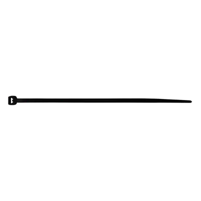 Cincho de nylon THORSMAN TH-140-B negro de 142 mm, paquete de 100