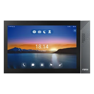 Monitor IP/SIP Fanvil I57A con pantalla táctil de 10.1 pulgadas