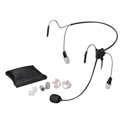 Diadema de comunicación / Cancelación de ruido 29 dB / Diseño MIL-STD-810 / Dual bilateral / Peso <60 g / Compatible Motorola MOTOTRBO