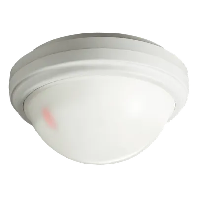 Sensor de movimiento / 360° de detección / Zoom variable / Montaje en techo / 18 m (60 pies) / 2.4 a 5 m (8 a 16 pies)