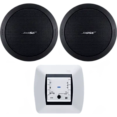 Kit de Audio Residencial | Mando Bluetooth EGI 121010H + Par de Bocinas de Techo BOSE FS2C | 2+2W RMS | 16Ω
