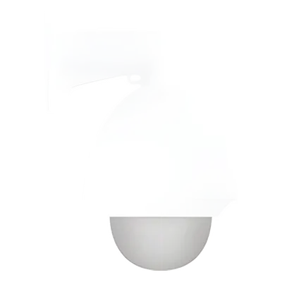 Burbuja Ahumada para Domo PTZ / 4 Pulgadas / IP66 / IK10 / Visibilidad Equilibrada / 4.7 x 2.7 Pulgadas
