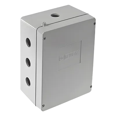 Caja de Unión de Aluminio / NEMA 4/4X / 5 Salidas 7/8" / IK09 / Panel Interno 2 mm