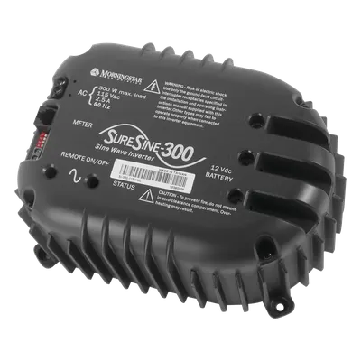 Inversor de Onda Sinusoidal Pura / 300 W / 12 VCC a 110 VCA / 85-90% Eficiencia / UL / Uso Industrial