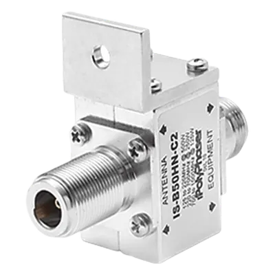 Protector Coaxial RF / 125-1000 MHz / 50 Ω / N Hembra Bidireccional / 500W / 20 kA / Tubo de Gas