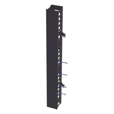 Organizador Vertical de Cables / 24U / Para Rack Abierto / Compatible con EIQR3224 y EIRL5524DR / Incluye Brackets de Montaje