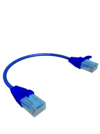 Patch cord categoría 6 SBE TECH SBE-PCC60.2M-BL28 azul de 20 cm