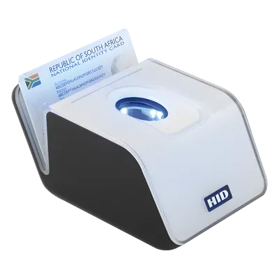 Lectora de huella digital multiespectral / 500 dpi / 13.56 MHz iClass / Autenticación multifactor / Certificación MINEX III / Estándares ANSI/ISO