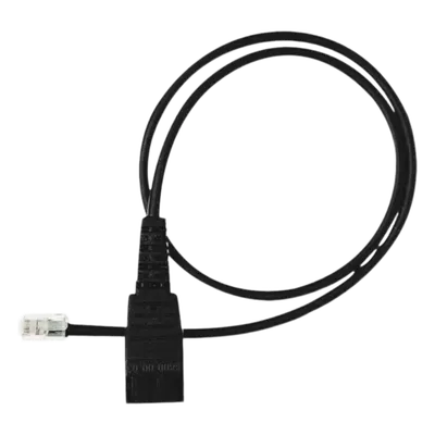 Cable QD a RJ9 / Conexión Multi-Dispositivo / Audio Profesional / Uso Intensivo / Anti-Enredos