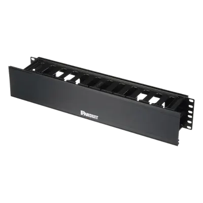 Organizador horizontal Panduit WMPHF2E de 2 UR para rack de 19 pulgadas