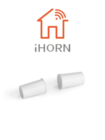 Contacto magnético alámbrico HORN HO-03C para empotrar, salida N.C.