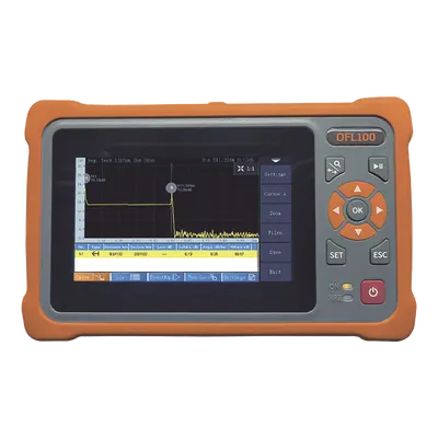 OTDR monomodo TEMPO OFL100 con pantalla táctil y 1310/1550 nm