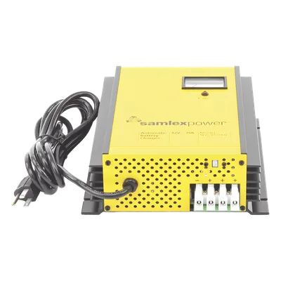 Cargador de baterías SAMLEX SEC-1230UL de 12 V y 30 A