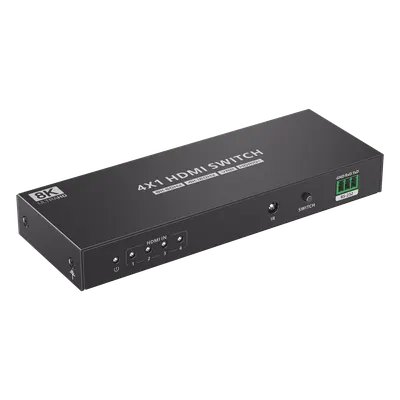 Conmutador HDMI EPCOM TITANIUM TT401-8K para 4 fuentes y salida 8K