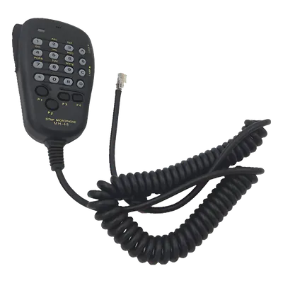 Micrófono para Radio Móvil / Conector RJ-45 de 6 Pines / Teclado Retroiluminado / IP54 / Cable Kevlar 40 kg