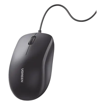 Mouse USB UGREEN 90789 óptico de 1200 DPI y diseño ergonómico