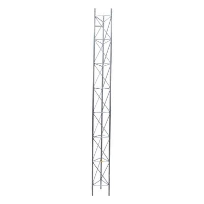 Tramo de Torre Arriostrada / 3 m (9.8 ft) x 45 cm / Galvanizado Electrolítico / Carga 500 kg / Resistencia Viento 200 km/h / Hasta 60 m (196.9 ft) de Elevación