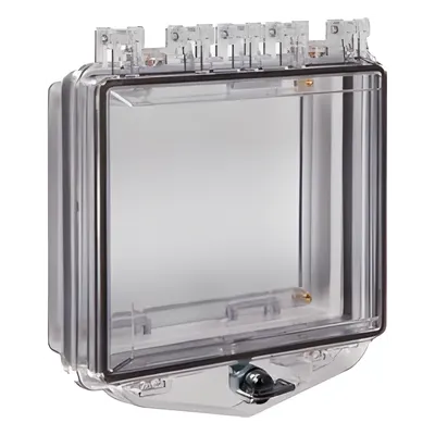 Caja Protectora de Policarbonato / Montaje de Pared / 133x198x74 mm / 5.2x7.8x2.9 in / Cubierta UV Resistente