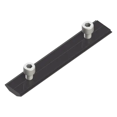 Conector de empalme / Riel 5 y 8 / Aluminio anodizado / Ensamblaje rápido