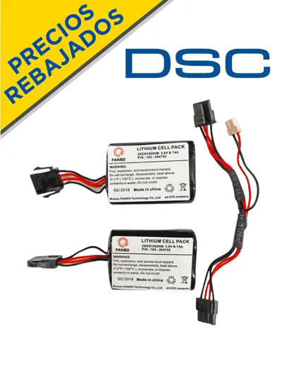 Batería de litio DSC BATT-PGX901/X911 para sirena exterior Neo