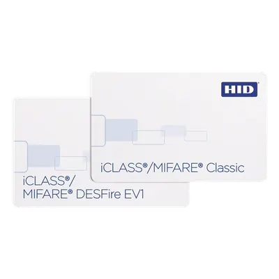 Tarjeta de Acceso Dual / iClass + Mifare / 2 Kbits / PVC Compuesto / 13.56 MHz