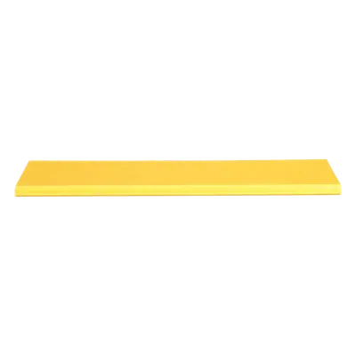 Tapa Con Bisagra a Presión Para Canaleta FiberRunner™ FR6X4YL6, de PVC Rígido, Color Amarillo, 1.8 m de Largo