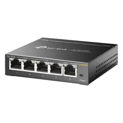 Switch Gigabit TP-Link TL-SG105E de 5 puertos con gestión web