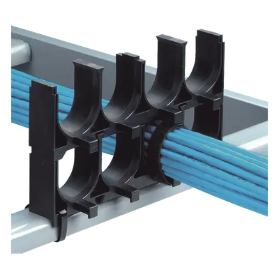 Espaciador de cables PANDUIT CRS1-125-X de cuatro espacios apilables