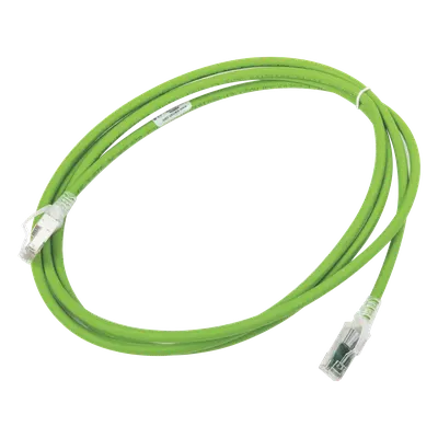 Patch Cord / Cat6A S/FTP / CM-LS0H / 2.13 m (7 ft) / Verde / Bulk
